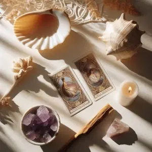 Therapeutic Tarot session for grounded guidance